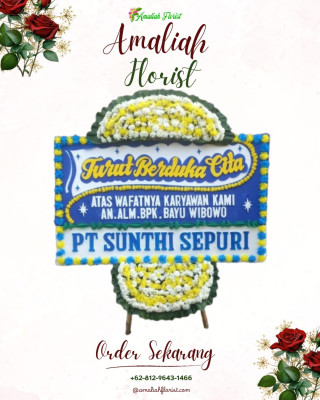 Papan Bunga Duka di Montong Ajan